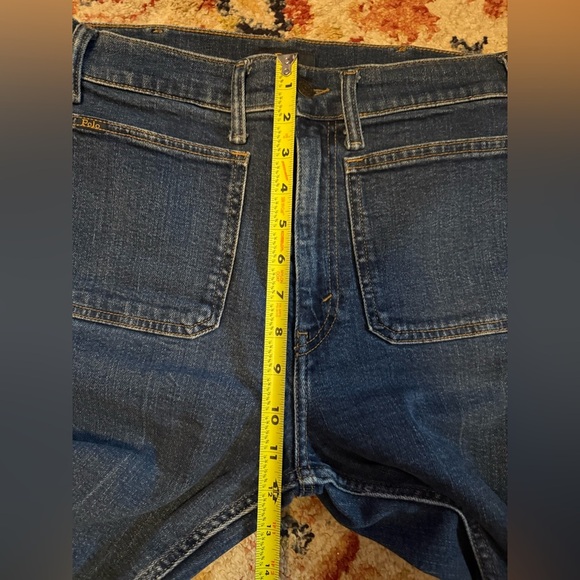 Polo Ralph Lauren Jenn Flare Denim Jeans in Dark Indigo Size 29 - Picture 12 of 14